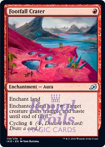 Footfall Crater 2x FOIL IKO MTG Ikoria Uncommon MINT red