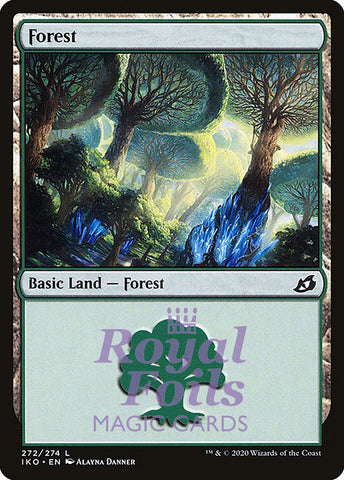 Forest #272 2x FOIL IKO MTG Ikoria Common MINT green basic land
