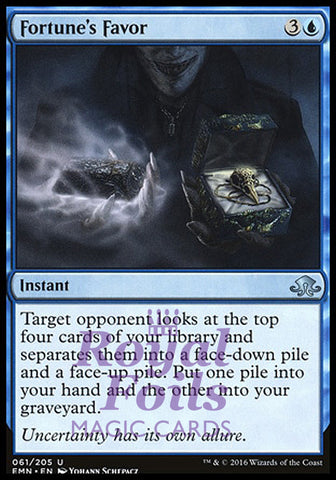 Fortune's Favor 2x FOIL EMN MTG Eldritch Moon Uncommon MINT blue