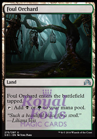 **2x FOIL Foul Orchard** SOI MTG Shadows Over Innistrad Uncommon MINT black green land