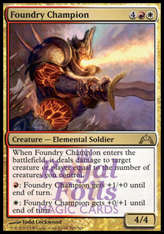 Foundry Champion 2x FOIL GTC MTG Gatecrash Rare MINT red white