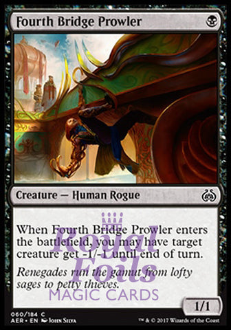 Fourth Bridge Prowler 1x FOIL AER MTG Aether Revolt Common MINT black