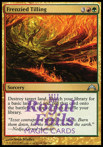 Frenzied Tilling 4x FOIL GTC MTG Gatecrash Uncommon MINT red green
