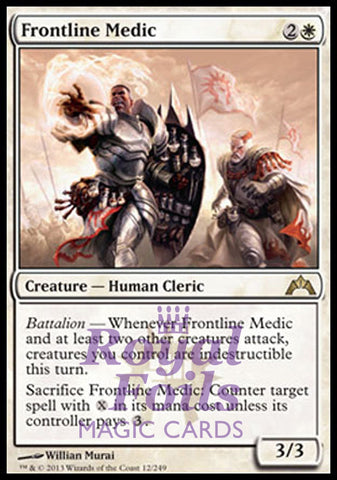 **1x FOIL Frontline Medic** GTC MTG Gatecrash Rare MINT white