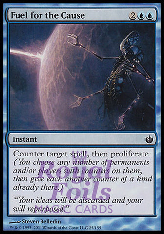 Fuel for the Cause 1x FOIL MBS MTG Mirrodin Besieged Common MINT blue