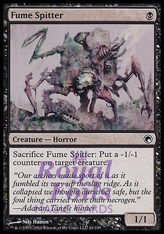 Fume Spitter 2x FOIL SOM MTG Scars of Mirrodin Common MINT black