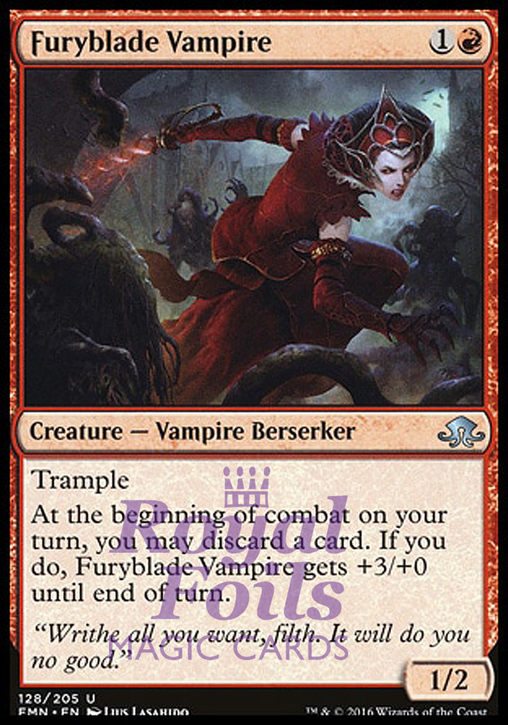 **2x FOIL Furyblade Vampire** EMN MTG Eldritch Moon Uncommon MINT red