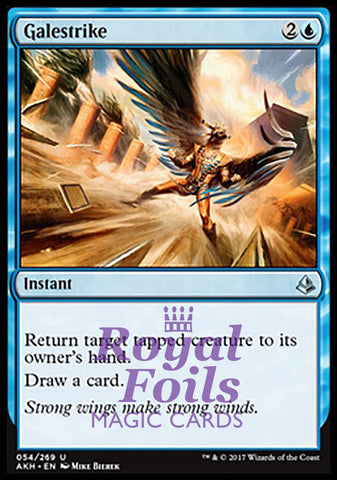 Galestrike 4x FOIL AKH MTG Amonkhet Uncommon MINT blue