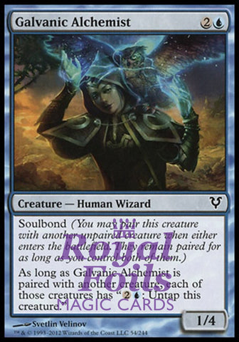 Galvanic Alchemist 2x FOIL AVR MTG Avacyn Restored Common MINT blue