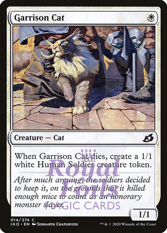 Garrison Cat 4x FOIL IKO MTG Ikoria Common MINT white
