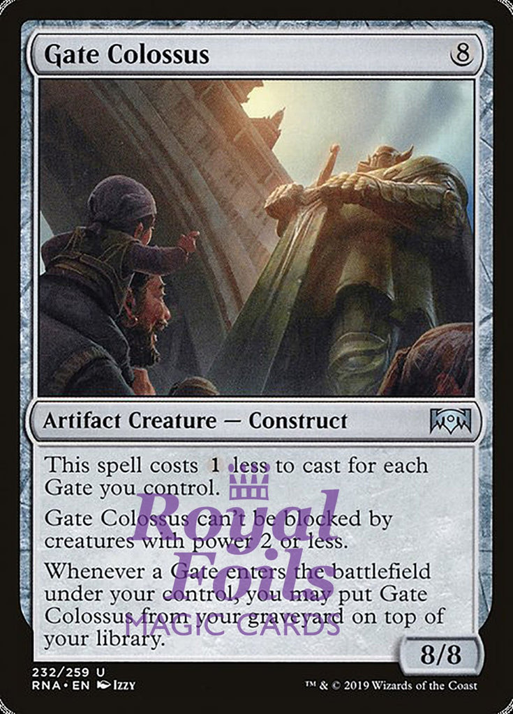 Gate Colossus 2x FOIL RNA MTG Ravnica Allegiance Uncommon MINT artifact