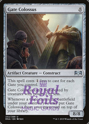 **2x FOIL Gate Colossus** RNA MTG Ravnica Allegiance Uncommon MINT artifact