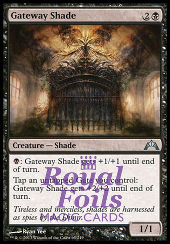 Gateway Shade 2x FOIL GTC MTG Gatecrash Uncommon MINT black