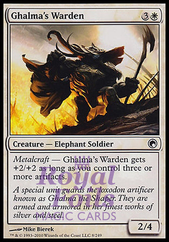 Ghalma's Warden 4x FOIL SOM MTG Scars of Mirrodin Common MINT white