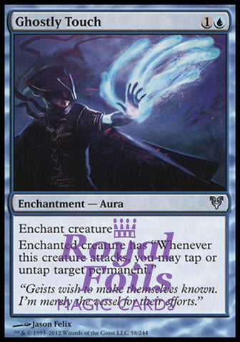 Ghostly Touch 3x FOIL AVR MTG Avacyn Restored Uncommon MINT blue
