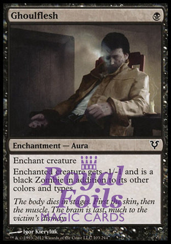 Ghoulflesh 3x FOIL AVR MTG Avacyn Restored Common MINT black
