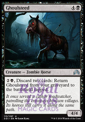 **2x FOIL Ghoulsteed** SOI MTG Shadows Over Innistrad Uncommon MINT black