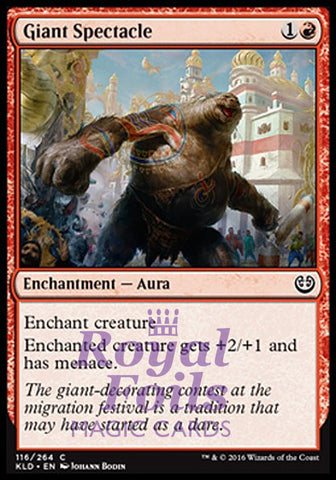 Giant Spectacle 4x FOIL KLD MTG Kaladesh Common MINT red