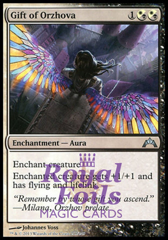 **1x FOIL Gift of Orzhova** GTC MTG Gatecrash Uncommon MINT white black