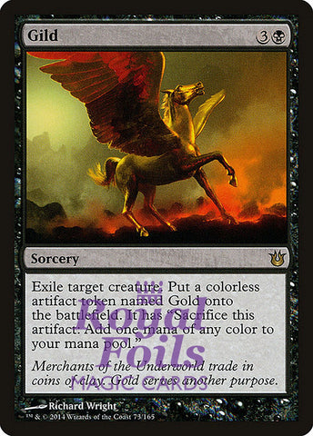Gild 2x FOIL BNG MTG Born of the Gods Rare MINT black