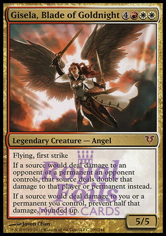 Gisela, Blade of Goldnight 1x FOIL AVR MTG Avacyn Restored Mythic MINT red white