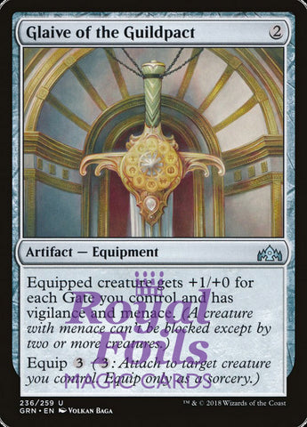 Glaive of the Guildpact 1x FOIL GRN MTG Guilds of Ravnica Uncommon MINT artifact