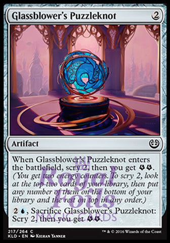 Glassblower's Puzzleknot 4x FOIL KLD MTG Kaladesh Common MINT artifact