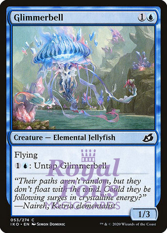 Glimmerbell 4x FOIL IKO MTG Ikoria Common MINT blue