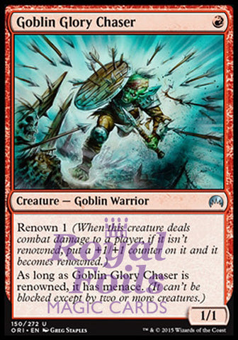 Goblin Glory Chase 2x FOIL ORI MTG Magic Origins Uncommon MINT red