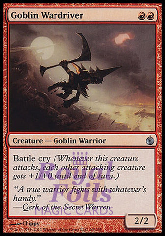 **1x FOIL Goblin Wardriver** MBS MTG Mirrodin Besieged Uncommon MINT red