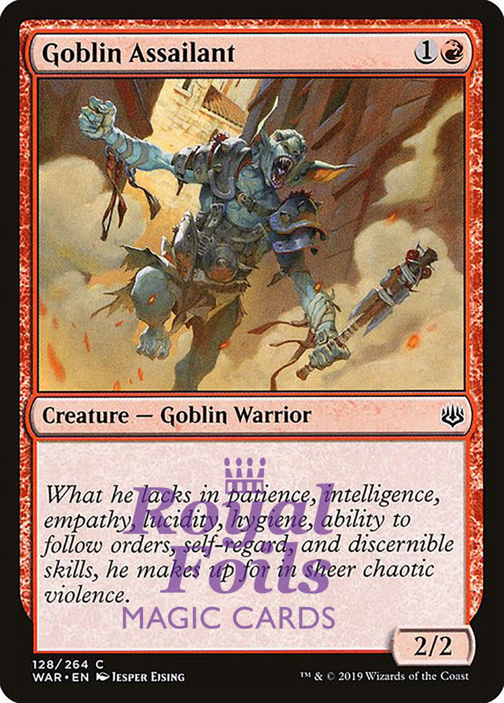 Goblin Assailant 3x FOIL WAR MTG War of the Spark Common MINT red