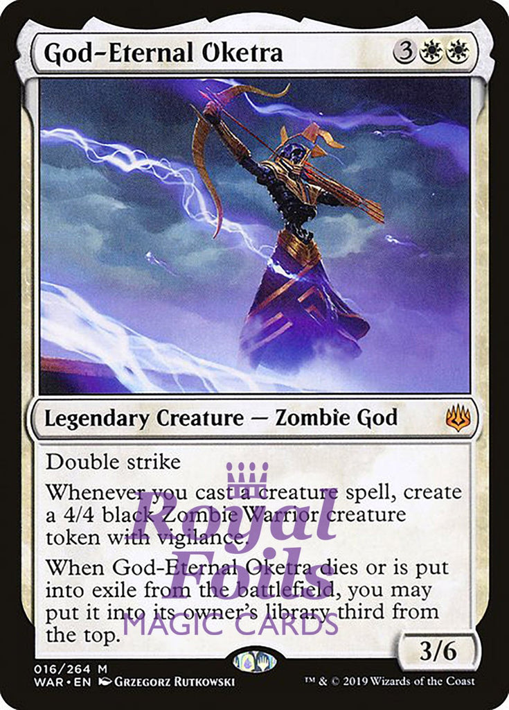 God-Eternal Oketra 1x FOIL WAR MTG War of the Spark Mythic MINT white