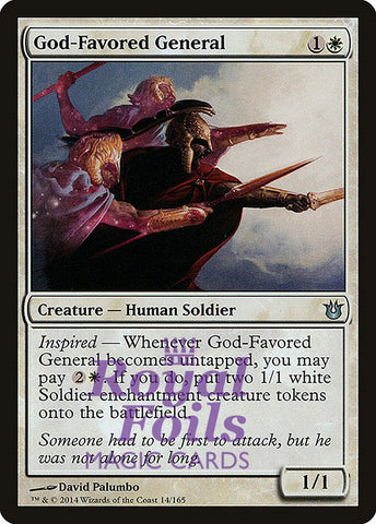 God-Favored General 2x FOIL BNG MTG Born of the Gods Uncommon MINT white