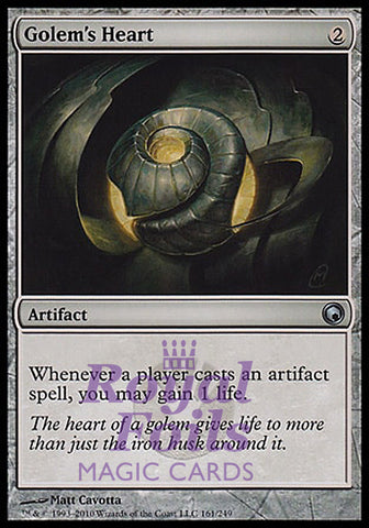 Golem's Heart 2x FOIL SOM MTG Scars of Mirrodin Uncommon MINT artifact