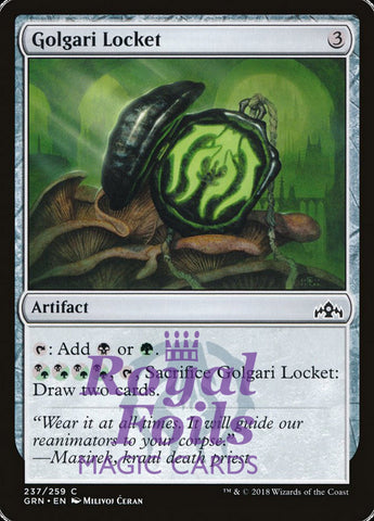 Golgari Locket 2x FOIL GRN MTG Guilds of Ravnica Common MINT blue black artifact