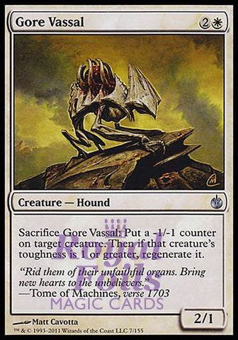 Gore Vassal 4x FOIL MBS MTG Mirrodin Besieged Uncommon MINT white