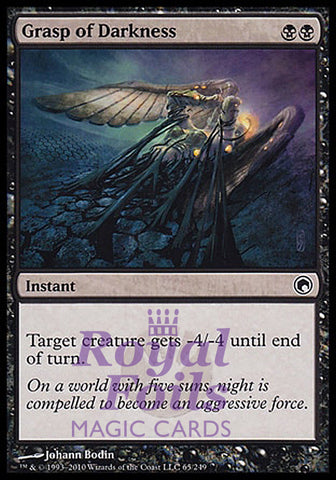 Grasp of Darkness 1x FOIL SOM MTG Scars of Mirrodin Common MINT black