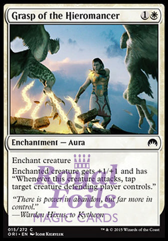 Grasp of the Hieromancer 4x FOIL ORI MTG Magic Origins Common MINT white