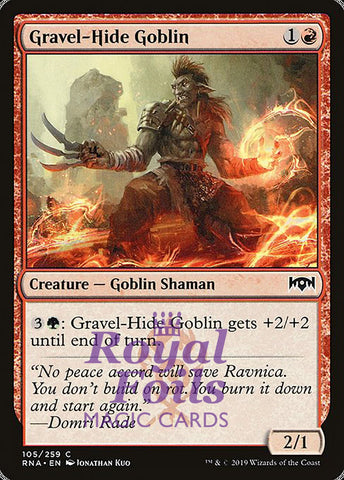 Gravel-Hide Goblin 4x FOIL RNA MTG Ravnica Allegiance Common MINT red