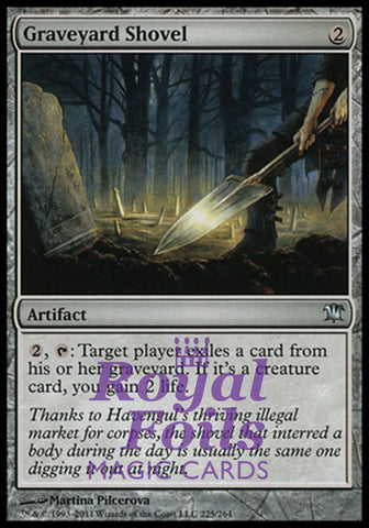 **4x FOIL Graveyard Shovel** ISD MTG Innistrad Uncommon MINT artifact