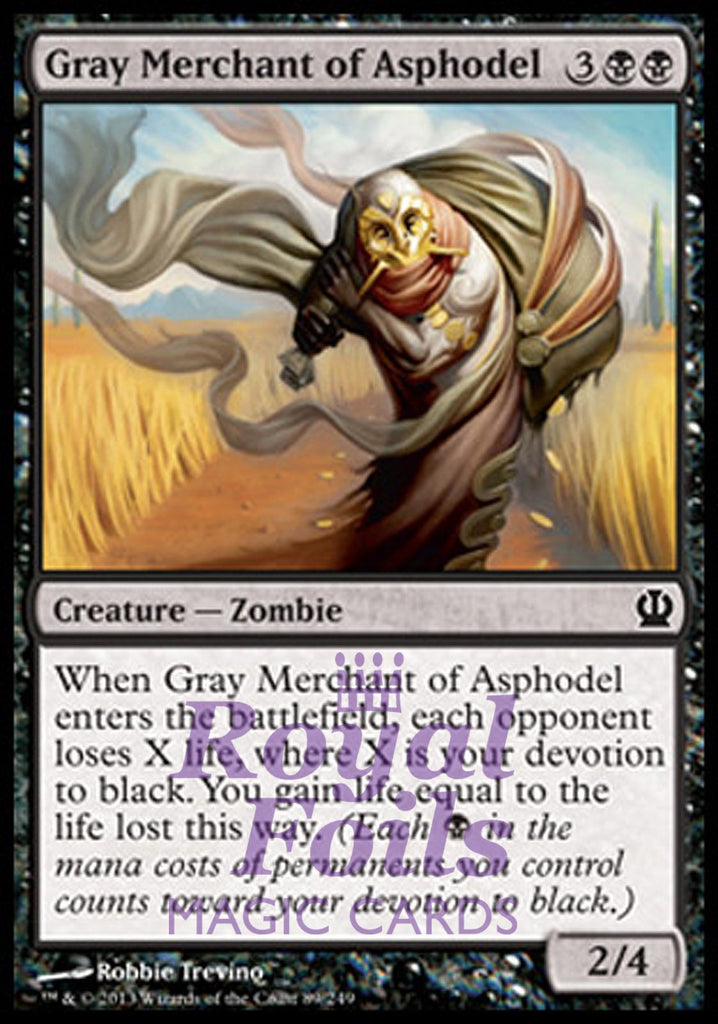 Gray Merchant of Asphodel 1x FOIL THS MTG Theros Common MINT