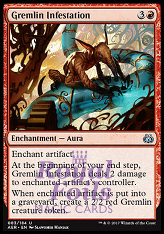 Gremlin Infestation 4x FOIL AER MTG Aether Revolt Uncommon MINT red