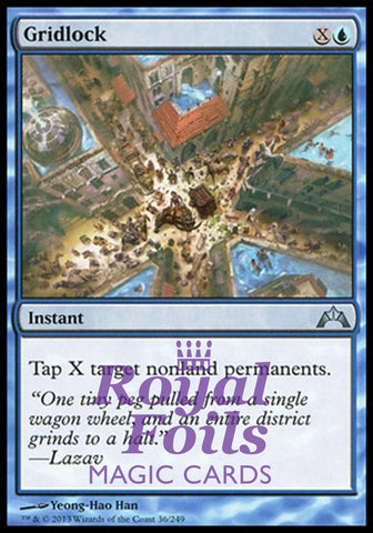 Gridlock 1x FOIL GTC MTG Gatecrash Uncommon MINT blue