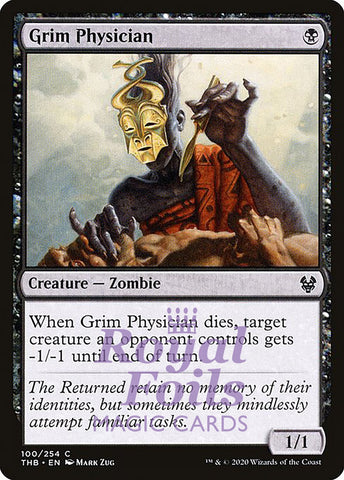 Grim Physician 4x FOIL THB MTG Theros Beyond Death Common MINT black