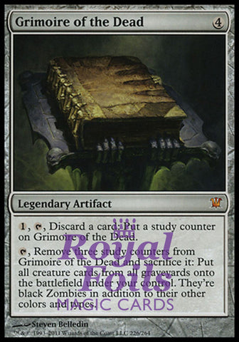 Grimoire of the Dead 1x FOIL ISD MTG Innistrad Mythic MINT artifact