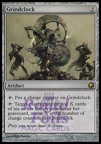 Grindclock 1x FOIL SOM MTG Scars of Mirrodin Rare MINT artifact
