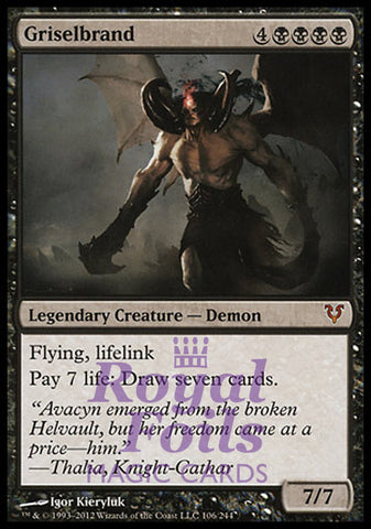 Griselbrand 1x FOIL AVR MTG Avacyn Restored Mythic NM+ black