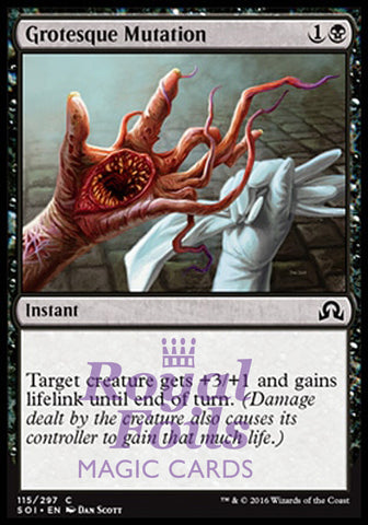 Grotesque Mutation 4x FOIL SOI MTG Shadows Over Innistrad Common MINT black