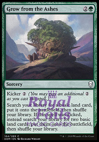 Grow from the Ashes 1x FOIL DOM MTG Dominaria Common MINT green