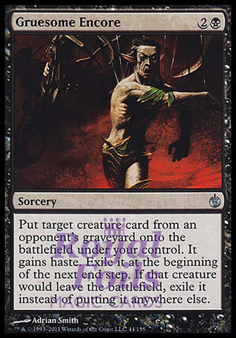 Gruesome Encore 2x FOIL MBS MTG Mirrodin Besieged Uncommon MINT black
